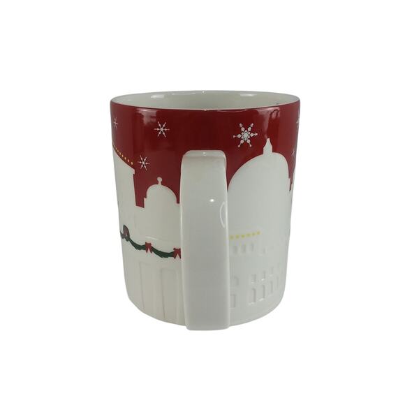 Starbucks Berlin 2013 Relief 3D‎ Christmas Coffee Mug 18oz Germany Red Series - Picture 2 of 9